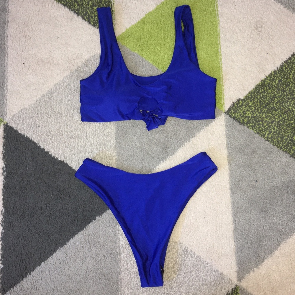 Royal blue bikini
